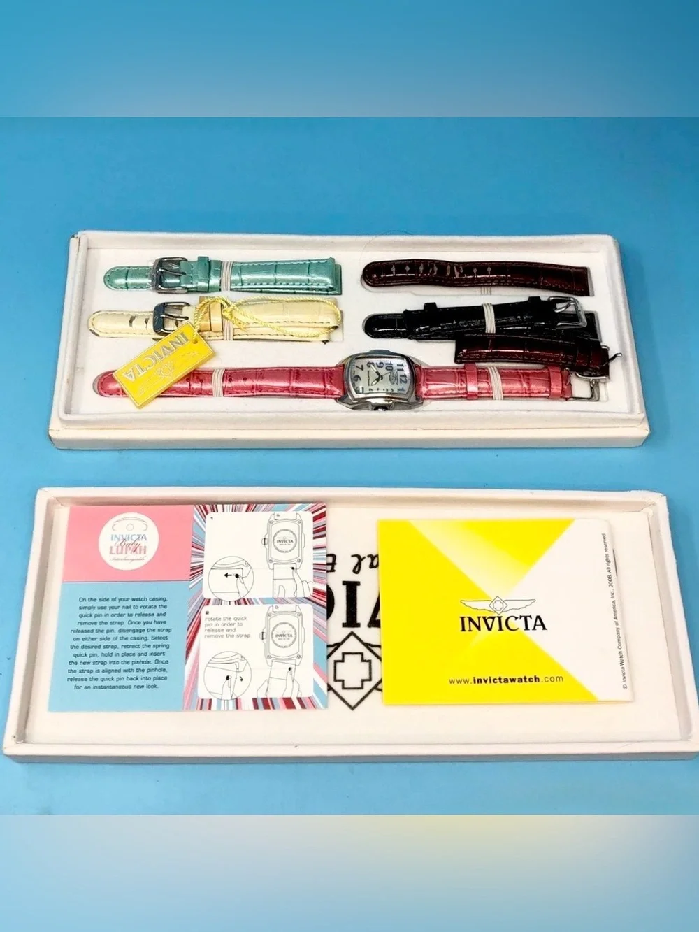 Invicta Lupah Special Edition Multi-Color Interchangeable Strap Watch Set